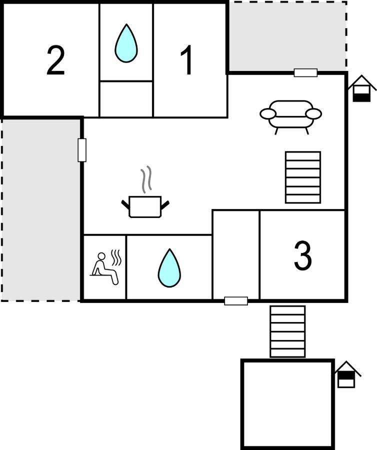 Lovely Home In Lembruch-Duemmer See With Sauna Ngoại thất bức ảnh